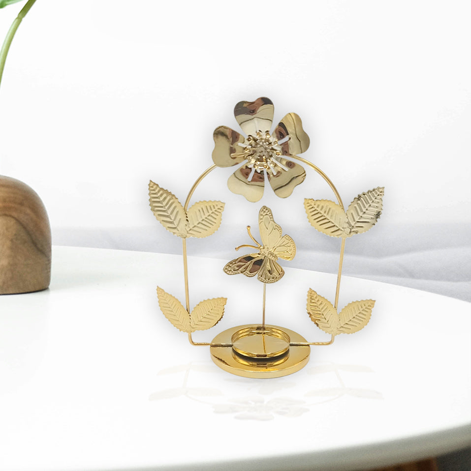 Candlestand for Table Centerpiece and Home Ornamentation, Butterfly Shape